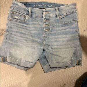 American Eagle Outfitters Faded Blue Jean Shorts